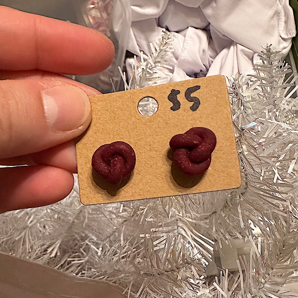 NEW Handmade Knot Earrings **$5 or 3/$12**